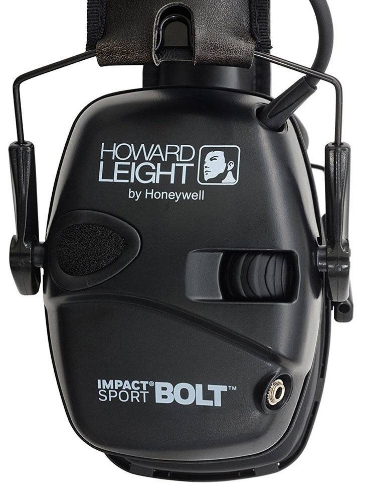  Howard Leight Impact Sport Bolt Black Electronic Earmuff