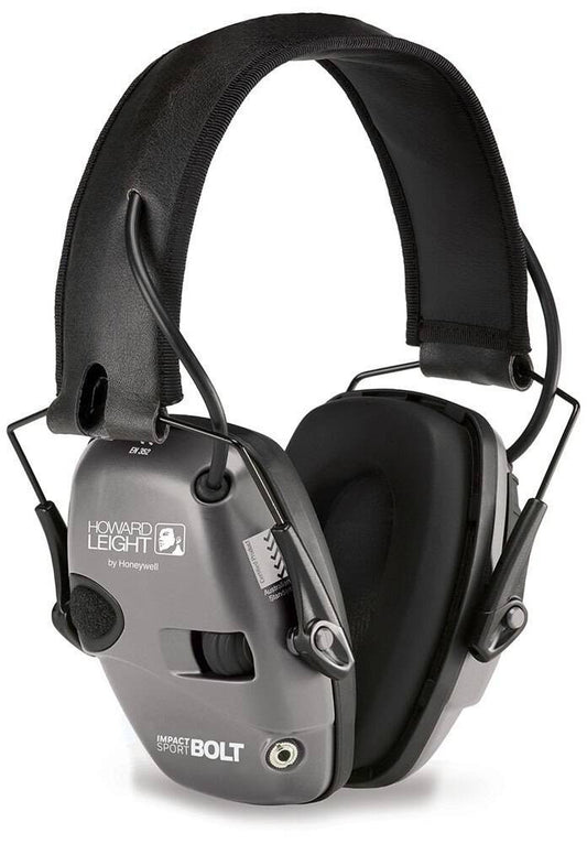  Howard Leight Impact Sport Bolt Grey Electronic Earmuff