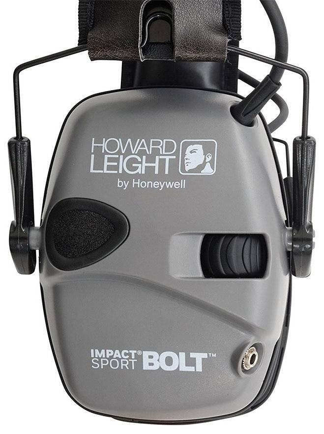  Howard Leight Impact Sport Bolt Grey Electronic Earmuff