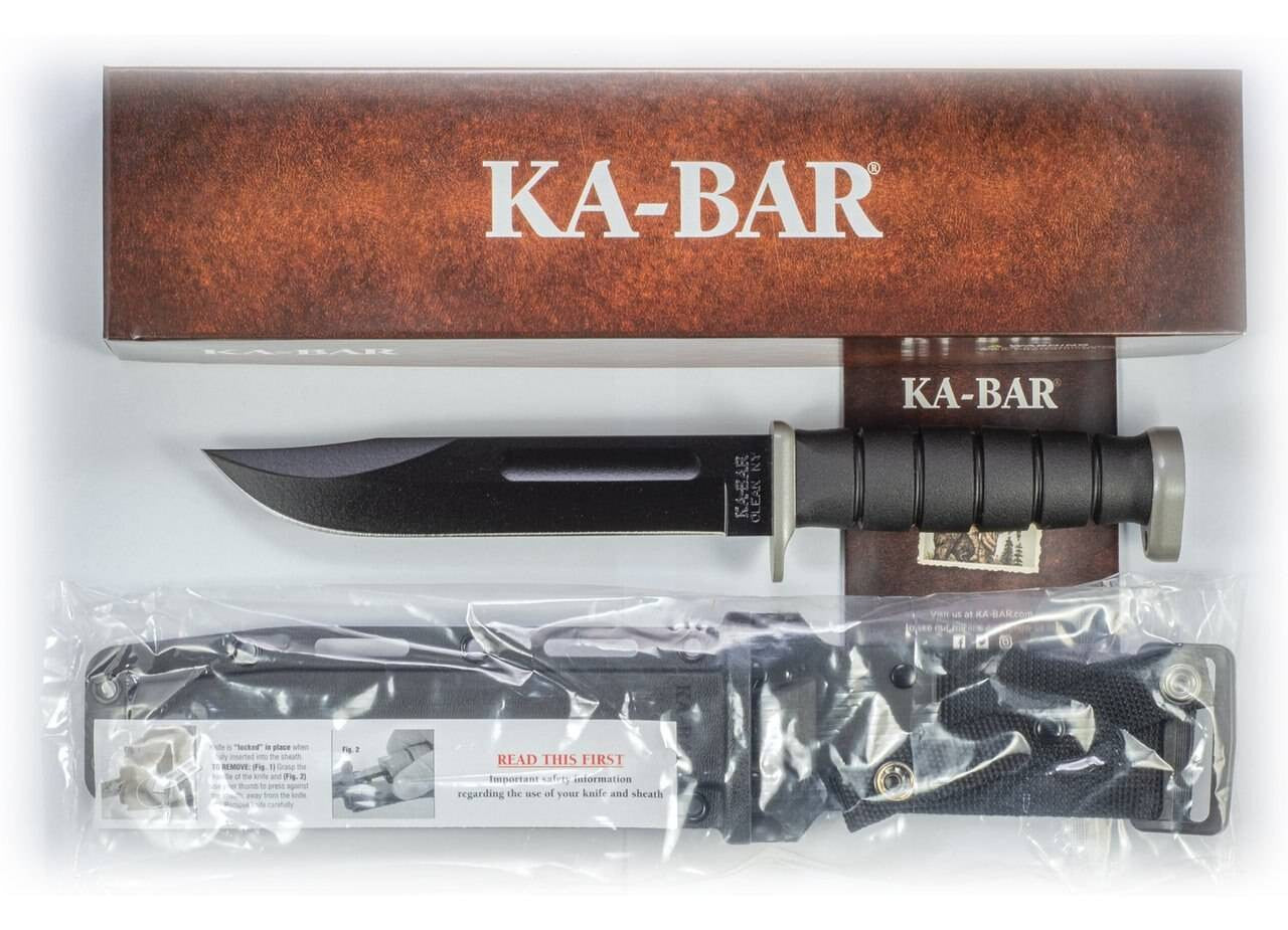  Ka-Bar Knives D2 Extreme Straight Edge Fixed Blade Knife