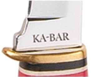  Ka-Bar Leather Handled Little Finn Fixed Blade Knife