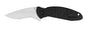  Kershaw Knives Scallion Black Serrated Edge Knife