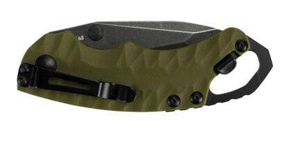  Kershaw Olive Shuffle II Olive Tanto Blade Folding Knife 8750
