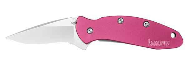  Kershaw Pink Plain Edge Chive Knife