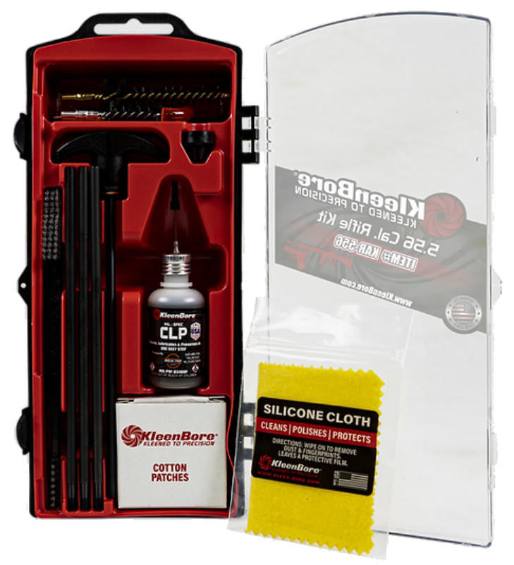  KleenBore AR-15 Tactical Cleaning Kit For 5.56mm/ .223 Cal.