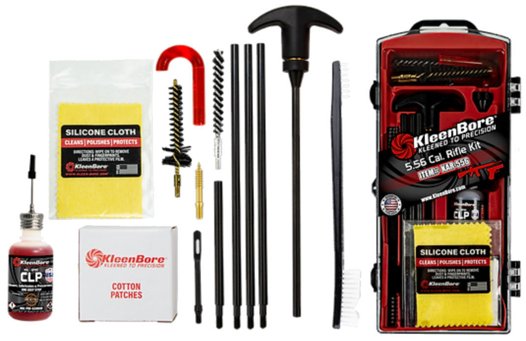  KleenBore AR-15 Tactical Cleaning Kit For 5.56mm/ .223 Cal.