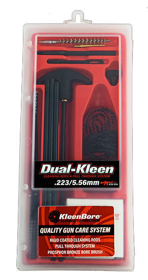  KleenBore Rod & Kwick Kleen Rope Cleaner Dual System .22/.223/5.56mm Kit