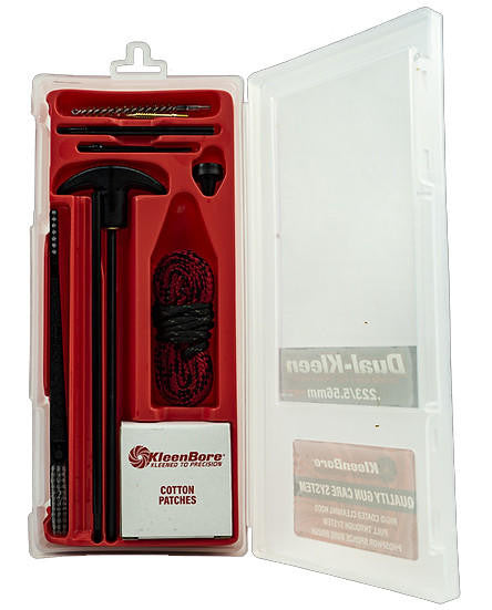  KleenBore Rod & Kwick Kleen Rope Cleaner Dual System .22/.223/5.56mm Kit