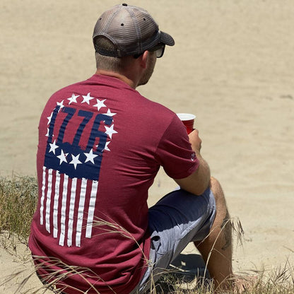  LA Police Gear 1776 Flag T-Shirt