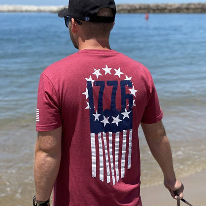  LA Police Gear 1776 Flag T-Shirt