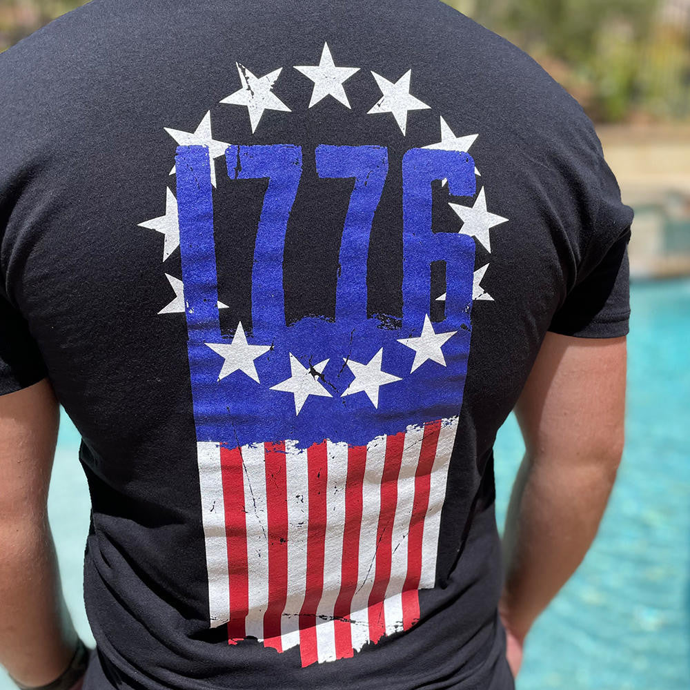  LA Police Gear 1776 Flag T-Shirt