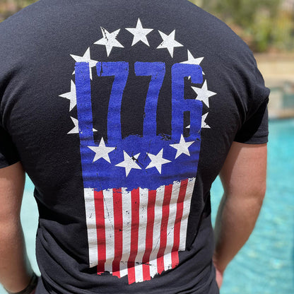  LA Police Gear 1776 Flag T-Shirt