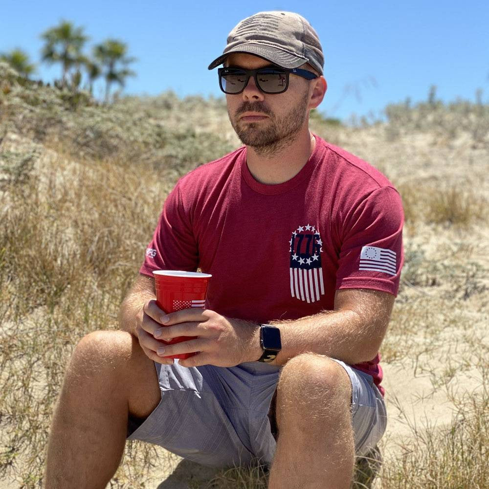  LA Police Gear 1776 Flag T-Shirt