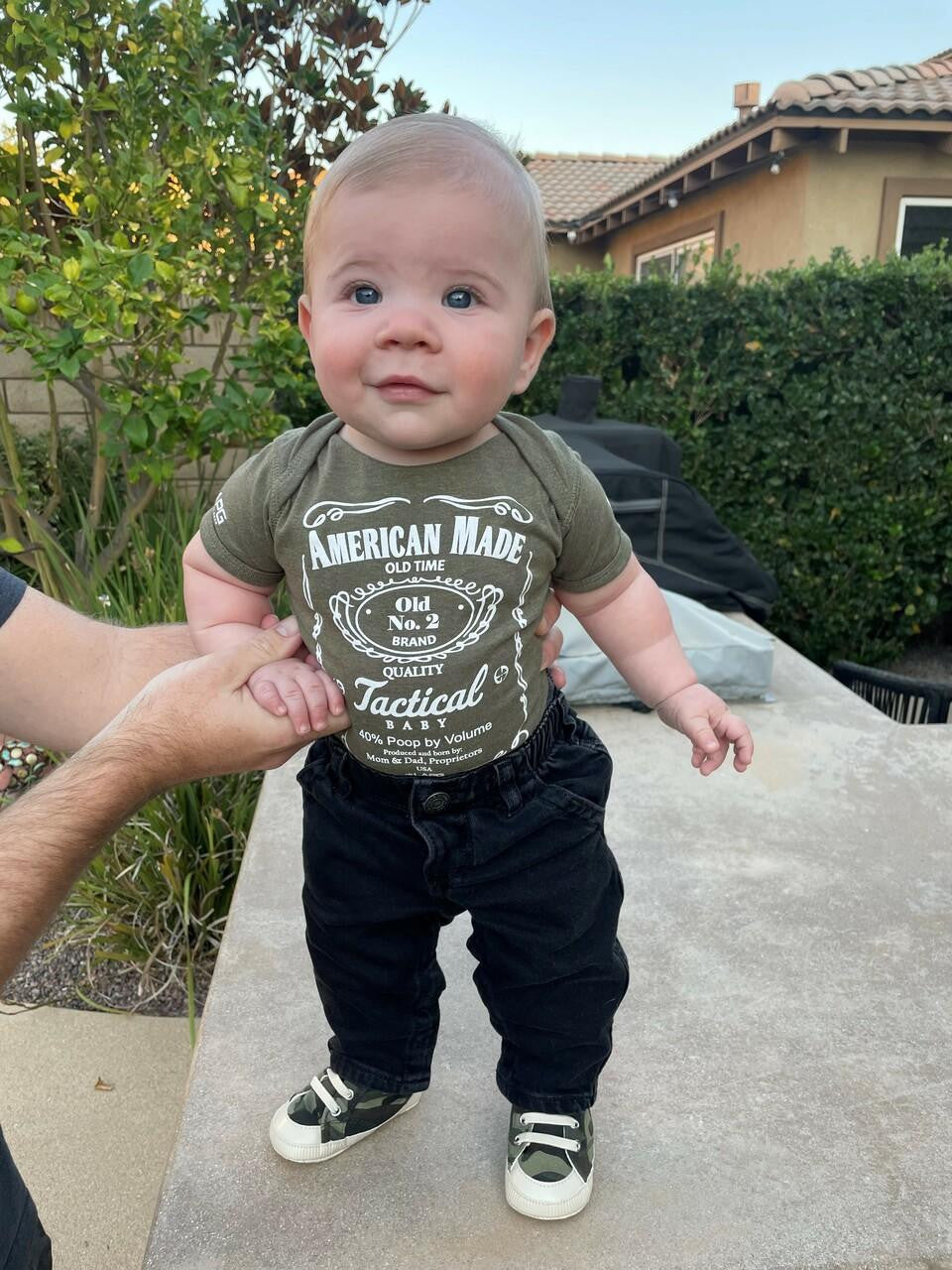  LA Police Gear American Made Tactical Baby Onesie