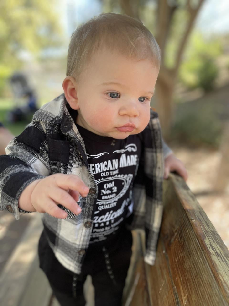  LA Police Gear American Made Tactical Baby Onesie