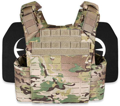  LA Police Gear Atlas Plate Carrier + 2 Level IV Plates Kit