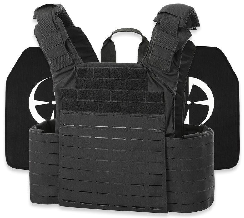  LA Police Gear Atlas Plate Carrier + 2 Level IV Plates Kit