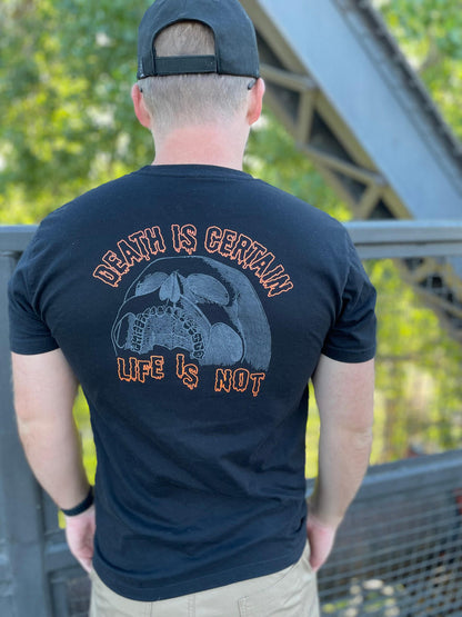  LA Police Gear Death Is Certain Glow In The Dark T-Shirt