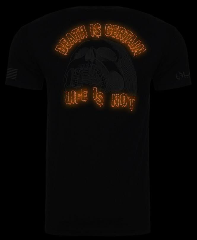  LA Police Gear Death Is Certain Glow In The Dark T-Shirt
