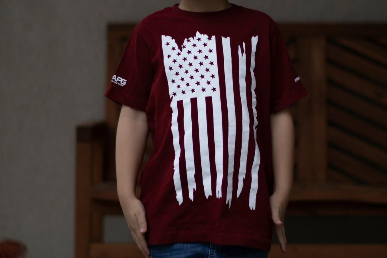  LA Police Gear Distressed Flag Kid's T-Shirt