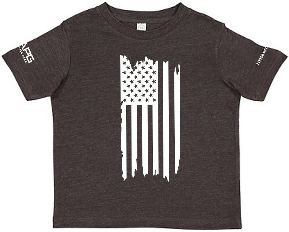  LA Police Gear Distressed Flag Kid's T-Shirt