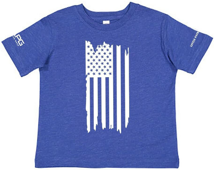  LA Police Gear Distressed Flag Kid's T-Shirt
