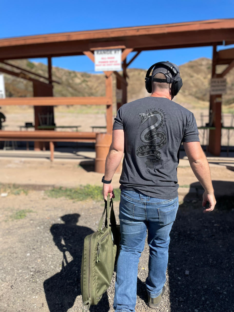  LA Police Gear Don't Tread On Me Blackout T-Shirt