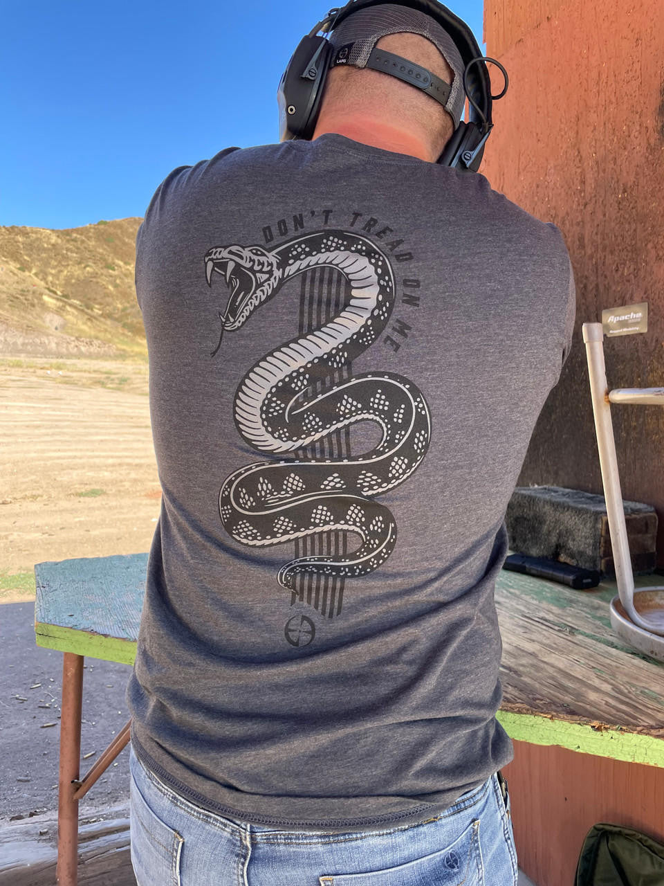  LA Police Gear Don't Tread On Me Blackout T-Shirt
