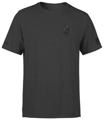  LA Police Gear Don't Tread On Me Blackout T-Shirt