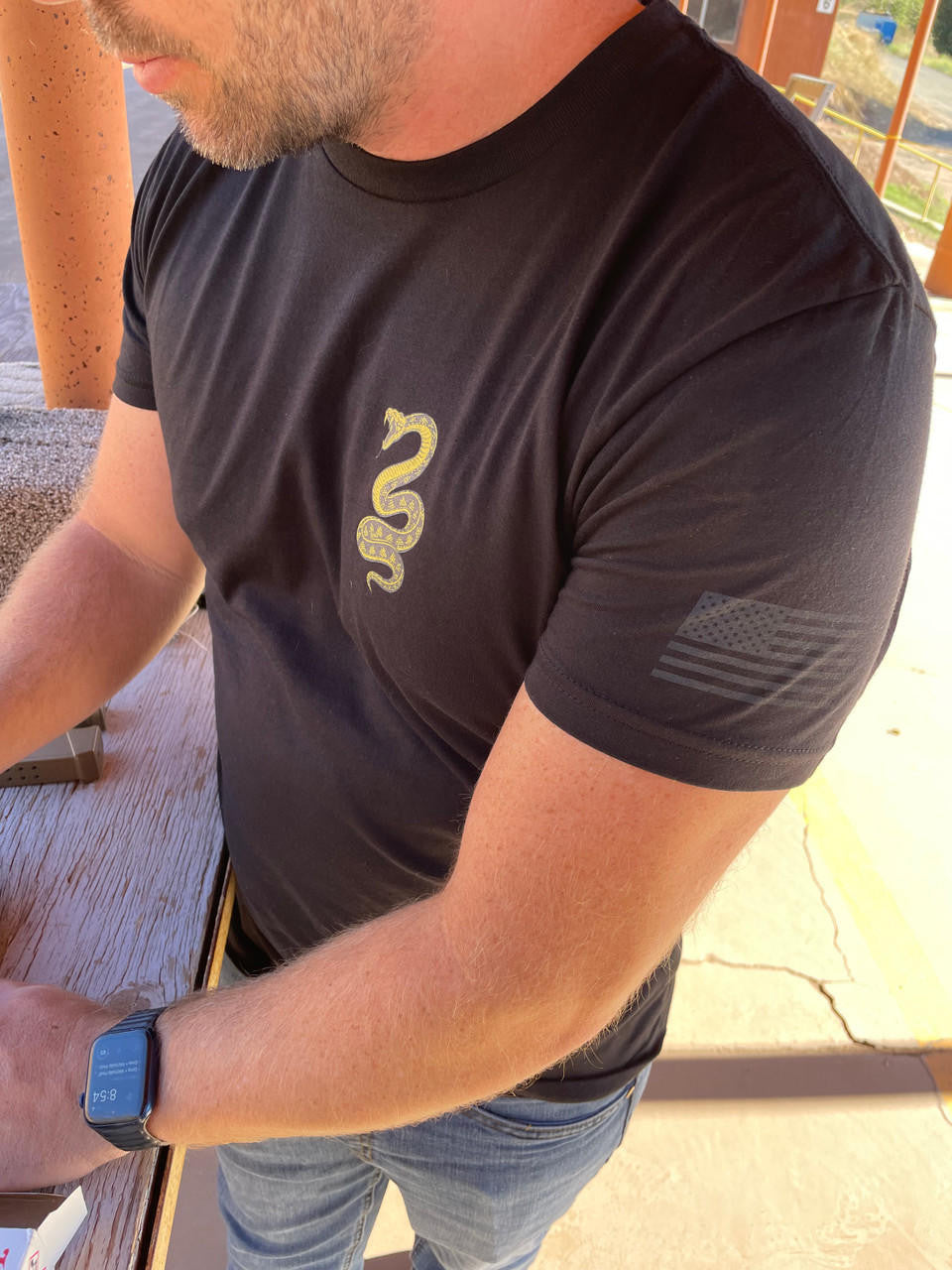  LA Police Gear Don't Tread On Me Full Color T-Shirt
