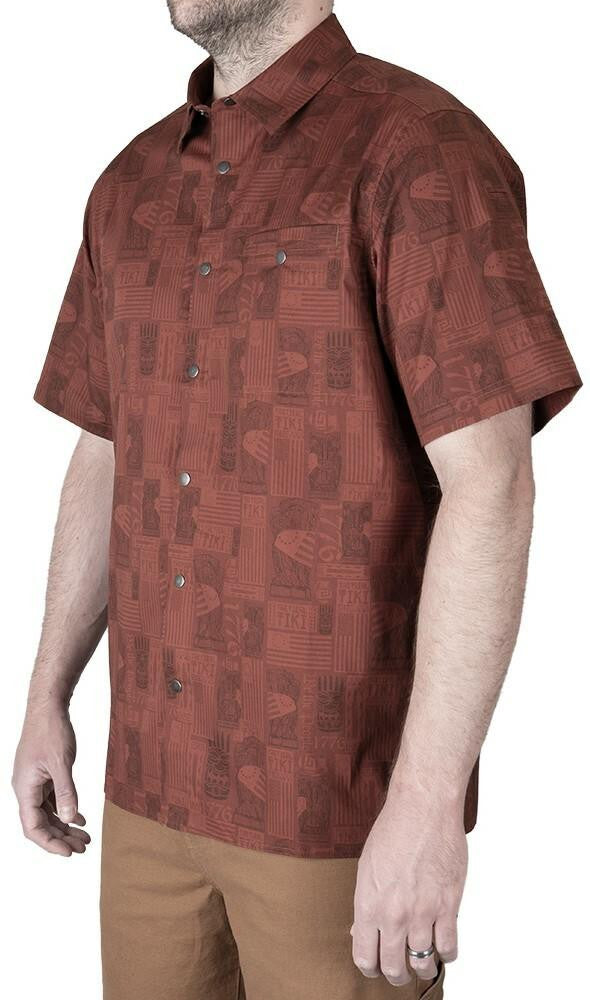  LA Police Gear Eagle Tactical Tiki™ Short Sleeve Button Up Shirt