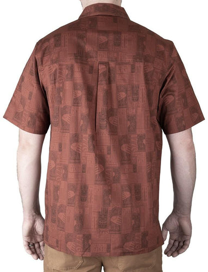  LA Police Gear Eagle Tactical Tiki™ Short Sleeve Button Up Shirt