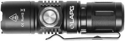  LA Police Gear F1 1,000 Lumen Flashlight With Magnetic Tailcap