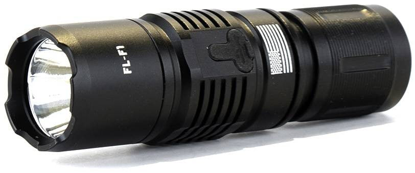 LA Police Gear F1 1,000 Lumen Flashlight With Magnetic Tailcap
