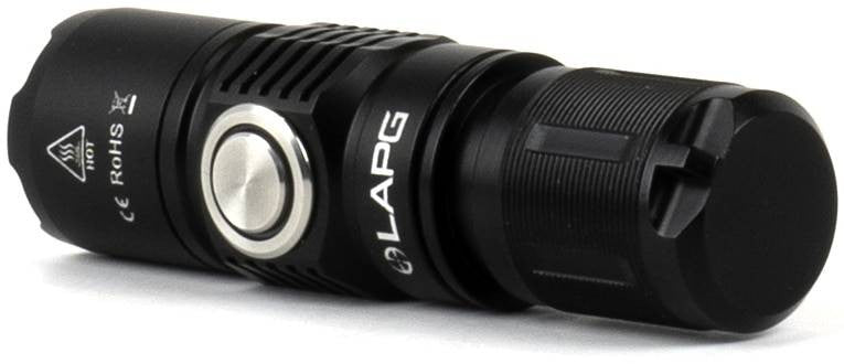  LA Police Gear F1 1,000 Lumen Flashlight With Magnetic Tailcap
