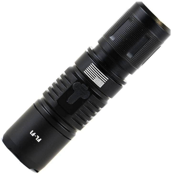  LA Police Gear F1 1,000 Lumen Flashlight With Magnetic Tailcap