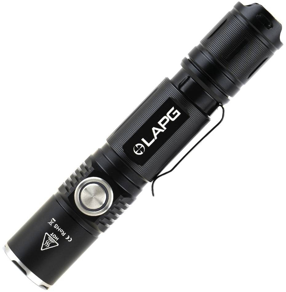  LA Police Gear F7 1,180 Lumen Flashlight With Quick Recharge Micro-USB Port