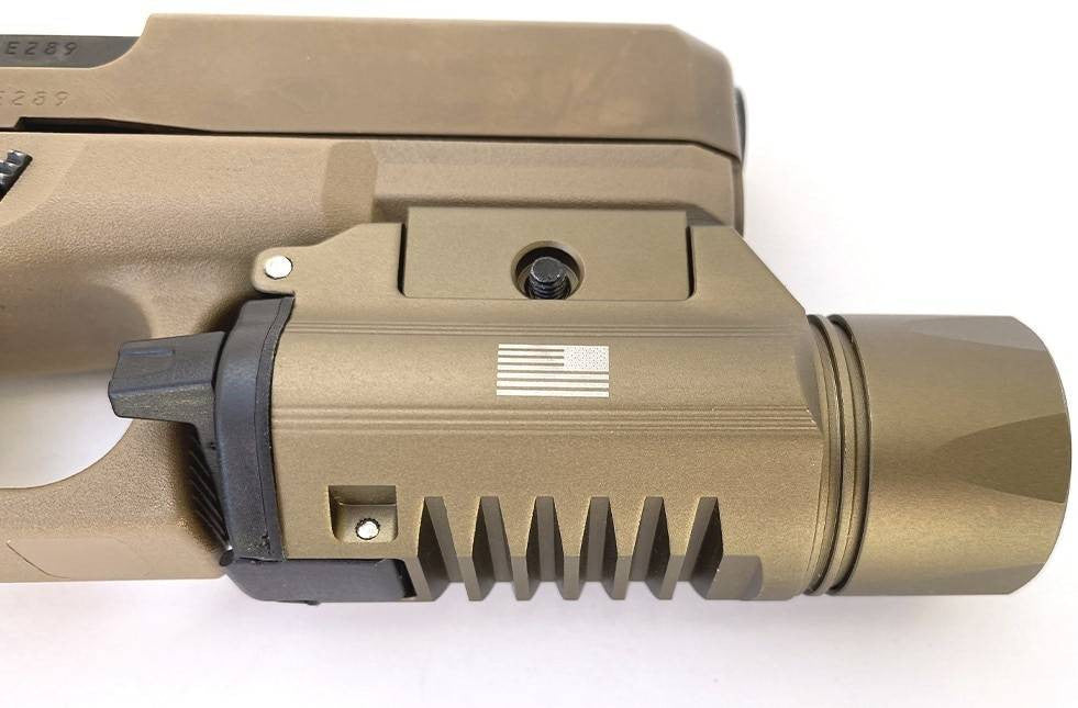  LA Police Gear FDE SlideRail XWL Tactical WeaponLight