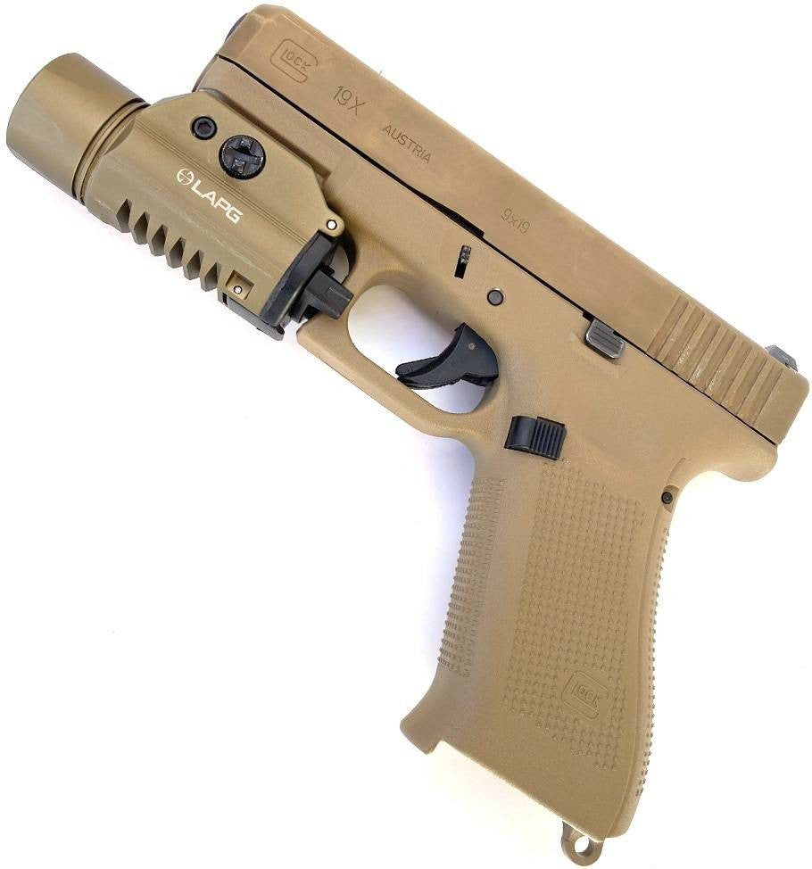  LA Police Gear FDE SlideRail XWL Tactical WeaponLight