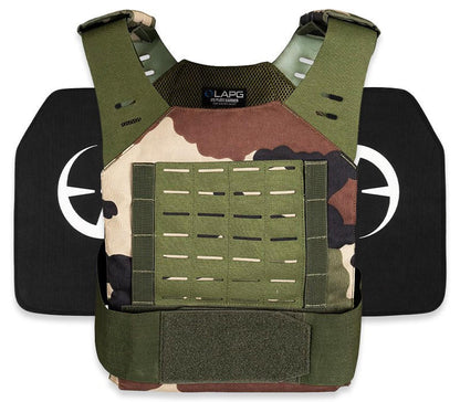  LA Police Gear JTE Plate Carrier + 2 Level IV Plates Kit