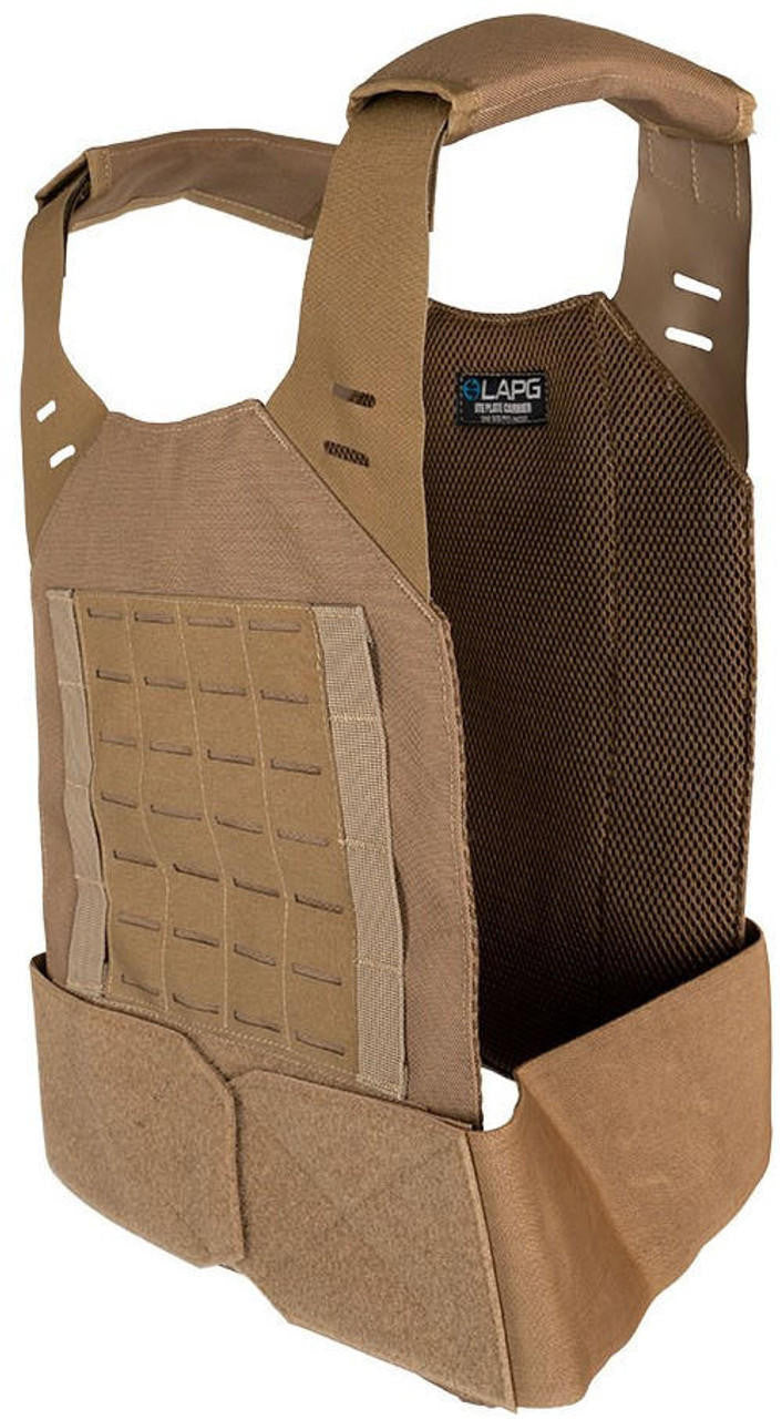  LA Police Gear JTE Plate Carrier + 2 Level IV Plates Kit