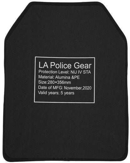  LA Police Gear Level IV 11" X 14" Ceramic Ballistic Armor Rifle Plate
