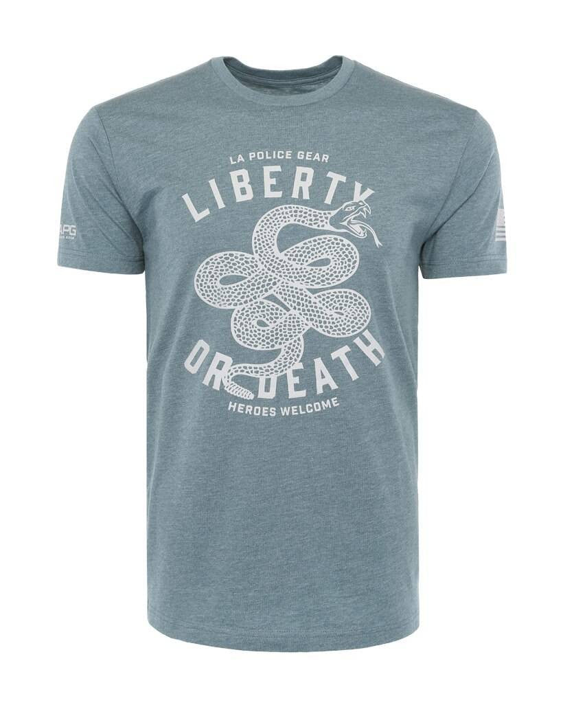  LA Police Gear Liberty Or Death T-Shirt