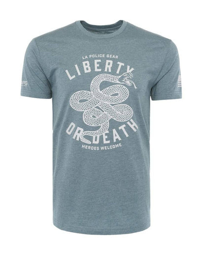  LA Police Gear Liberty Or Death T-Shirt