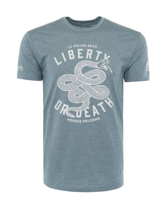 LA Police Gear Liberty Or Death T-Shirt