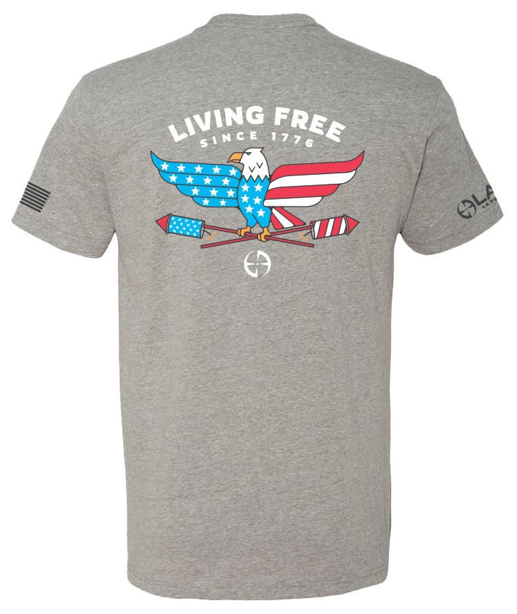  LA Police Gear Living Free T-Shirt