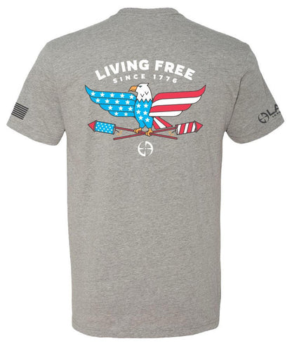  LA Police Gear Living Free T-Shirt