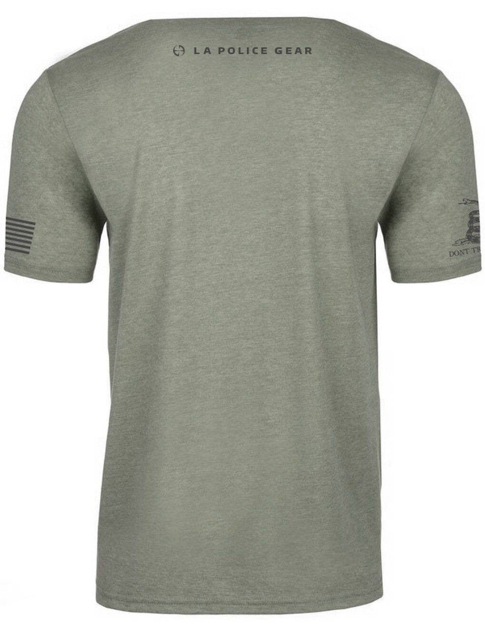  LA Police Gear Logo Flag T-Shirt