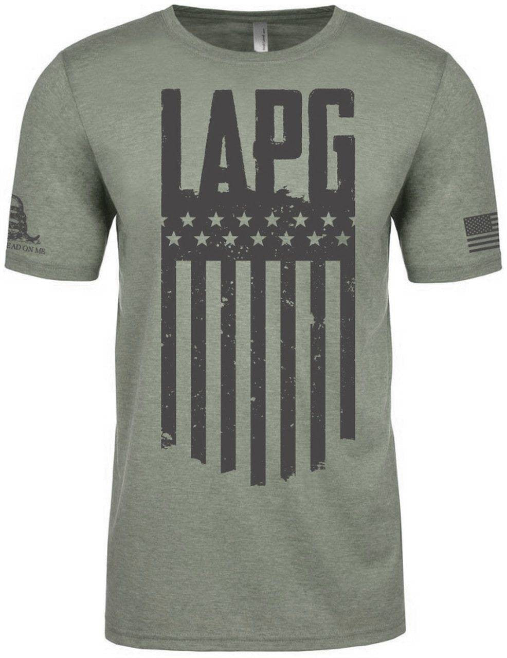  LA Police Gear Logo Flag T-Shirt