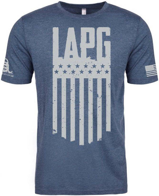  LA Police Gear Logo Flag T-Shirt